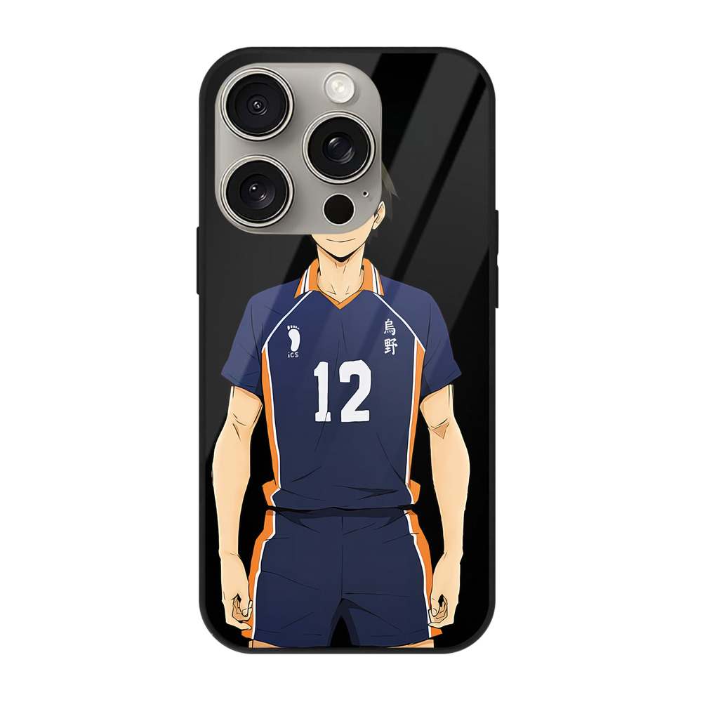 （画像用） ハイキュー!! Haikyu!! 【iPhone15Pro対応】スマホケース 耐衝撃＆黄変防止 背面ガラス