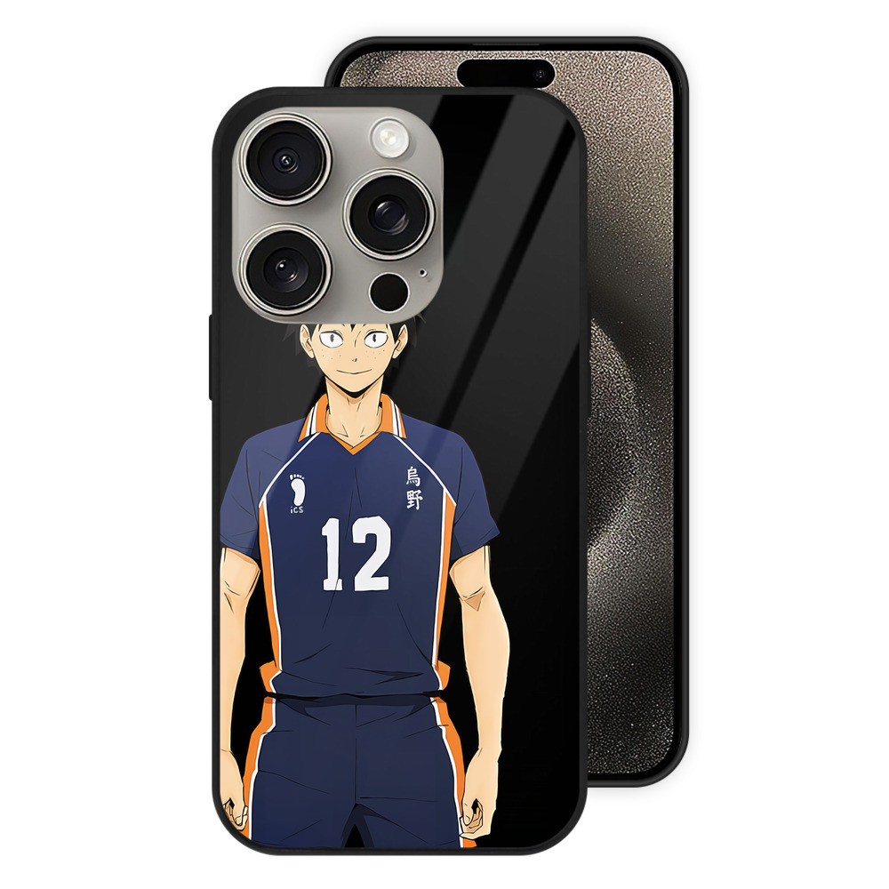 （画像用） ハイキュー!! Haikyu!! 【iPhone15Pro対応】スマホケース 耐衝撃＆黄変防止 背面ガラス
