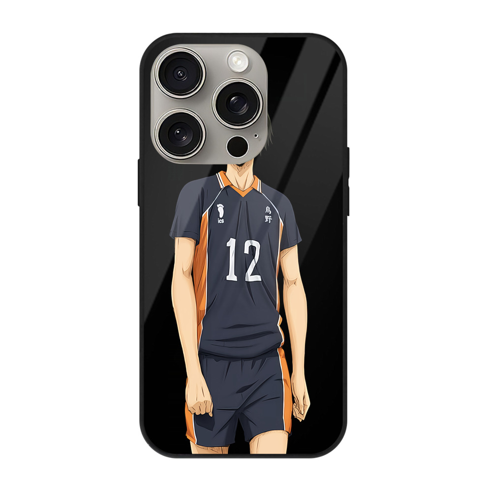 （画像用） ハイキュー!! Haikyu!! 【iPhone15Pro対応】スマホケース 耐衝撃＆黄変防止 背面ガラス