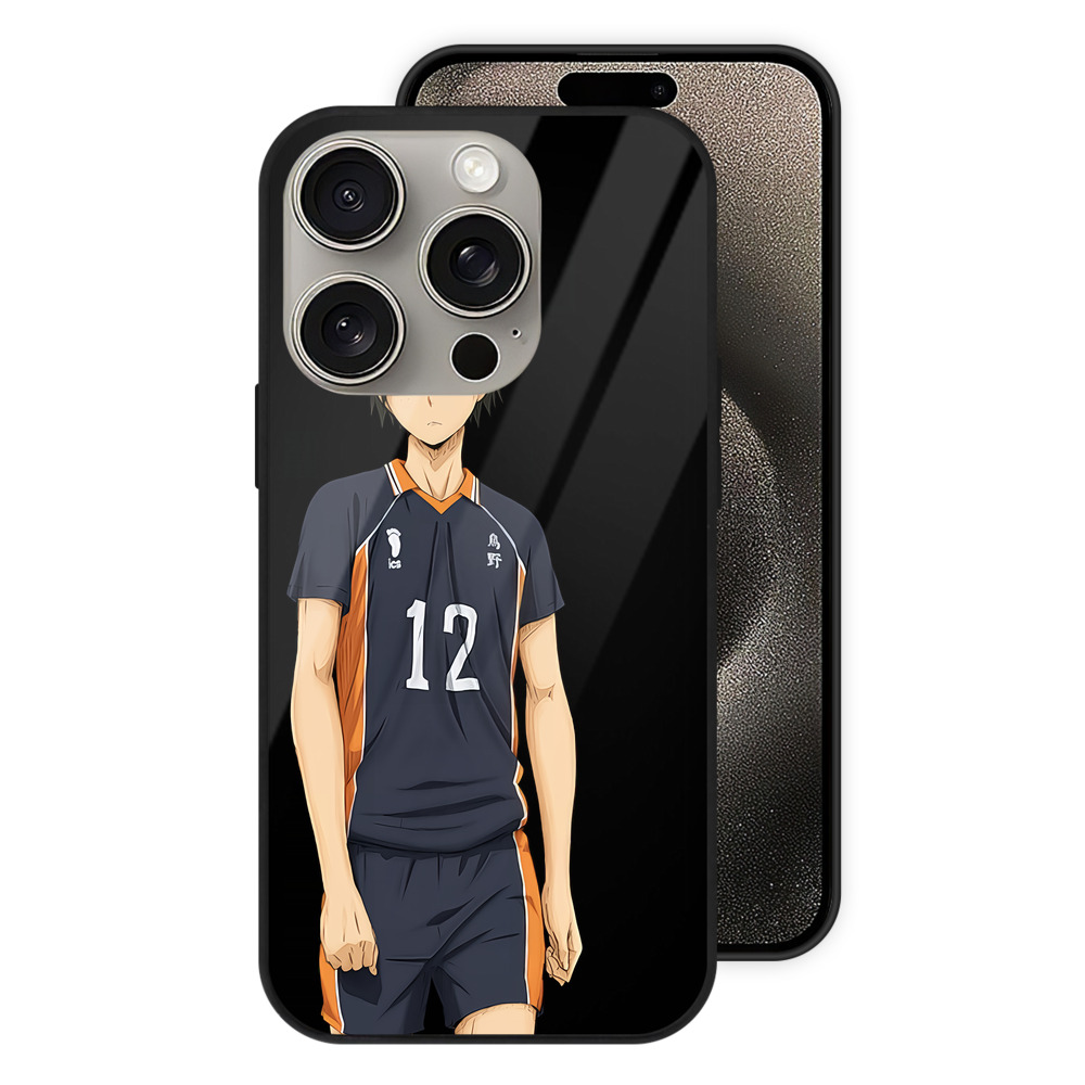 （画像用） ハイキュー!! Haikyu!! 【iPhone15Pro対応】スマホケース 耐衝撃＆黄変防止 背面ガラス