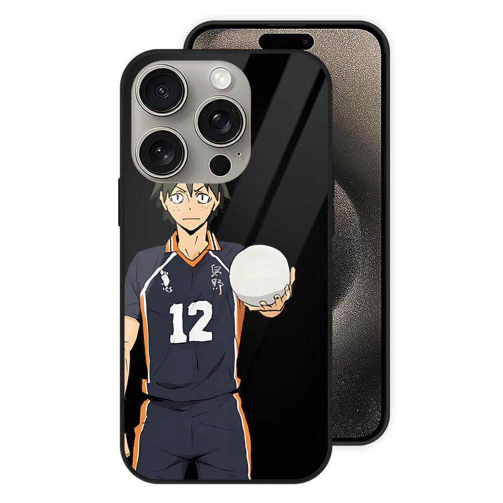 （画像用） ハイキュー!! Haikyu!! 【iPhone15Pro対応】スマホケース 耐衝撃＆黄変防止 背面ガラス