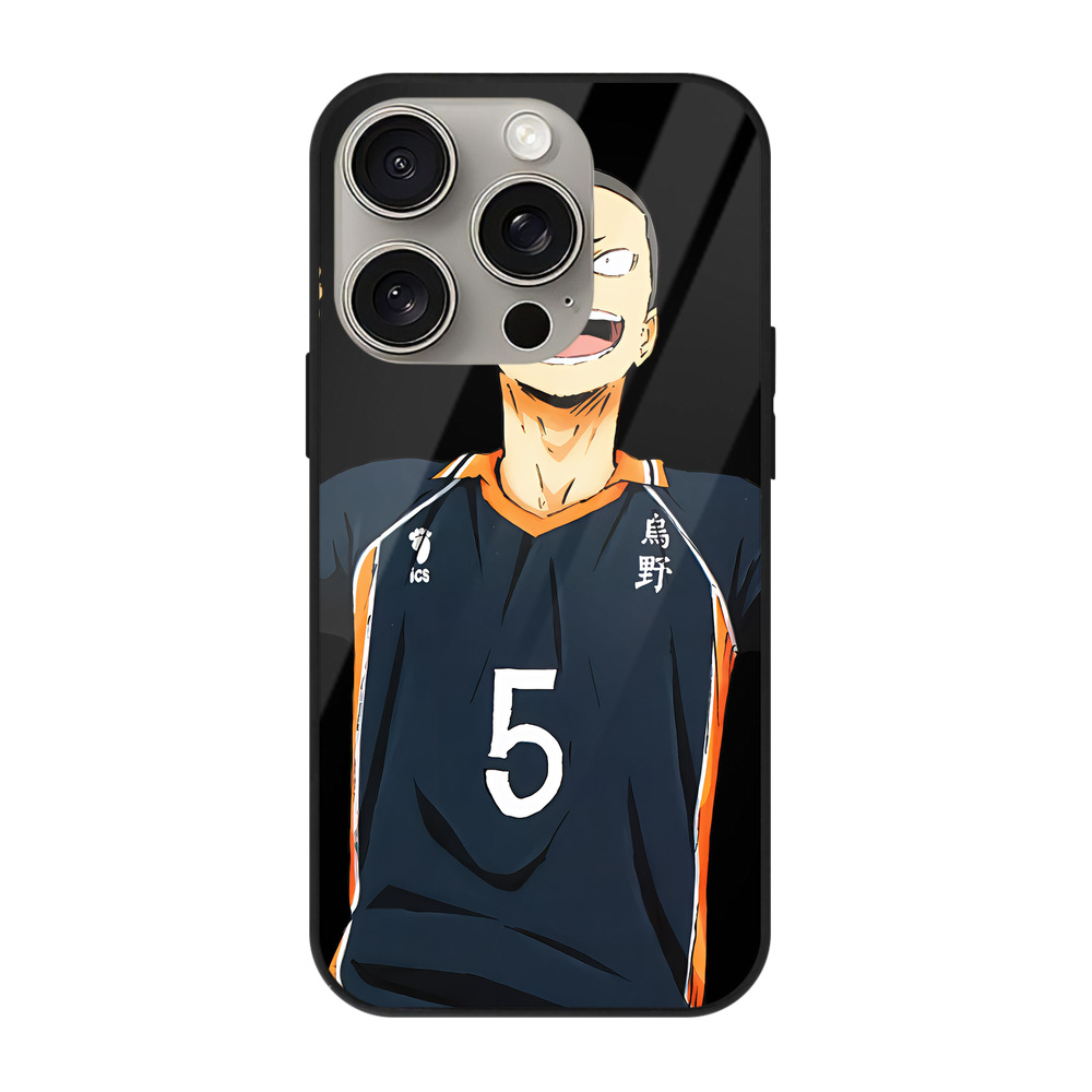 （画像用） ハイキュー!! Haikyu!! 【iPhone15Pro対応】スマホケース 耐衝撃＆黄変防止 背面ガラス