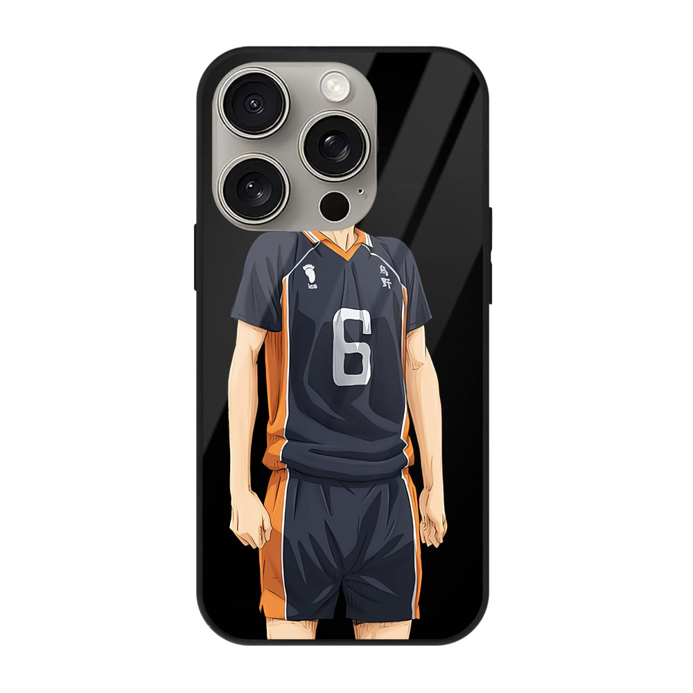 （画像用） ハイキュー!! Haikyu!! 【iPhone15Pro対応】スマホケース 耐衝撃＆黄変防止 背面ガラス