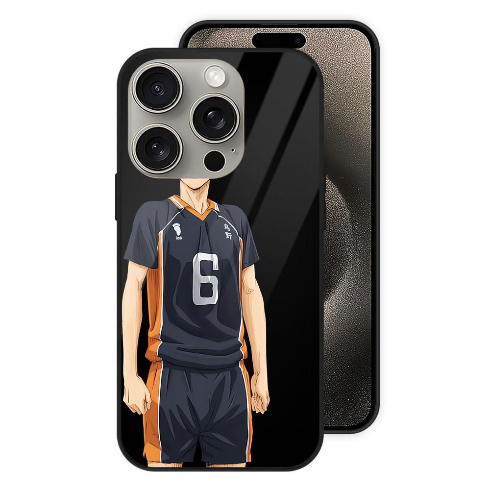 （画像用） ハイキュー!! Haikyu!! 【iPhone15Pro対応】スマホケース 耐衝撃＆黄変防止 背面ガラス