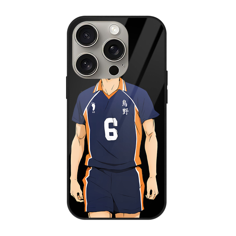 （画像用） ハイキュー!! Haikyu!! 【iPhone15Pro対応】スマホケース 耐衝撃＆黄変防止 背面ガラス
