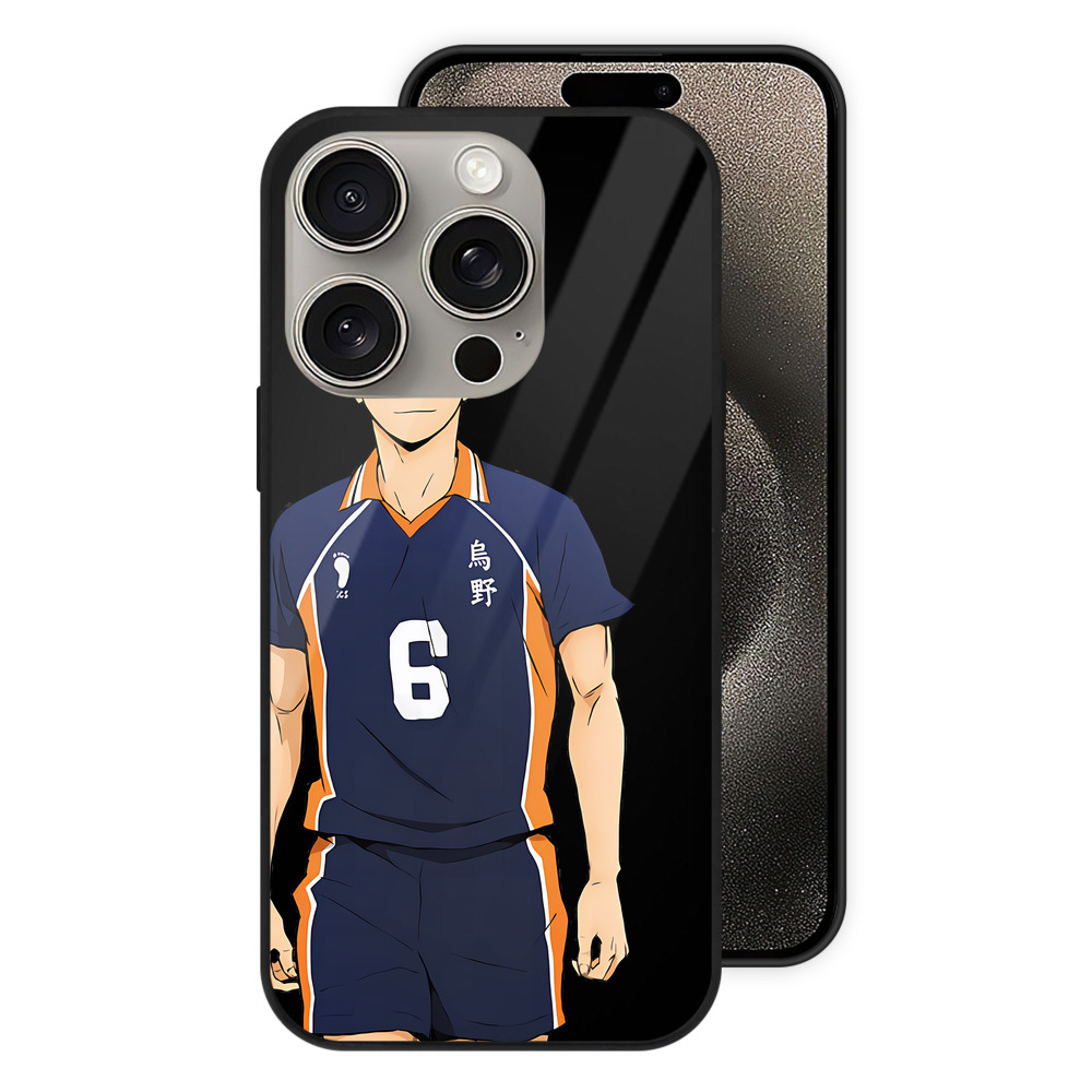 （画像用） ハイキュー!! Haikyu!! 【iPhone15Pro対応】スマホケース 耐衝撃＆黄変防止 背面ガラス