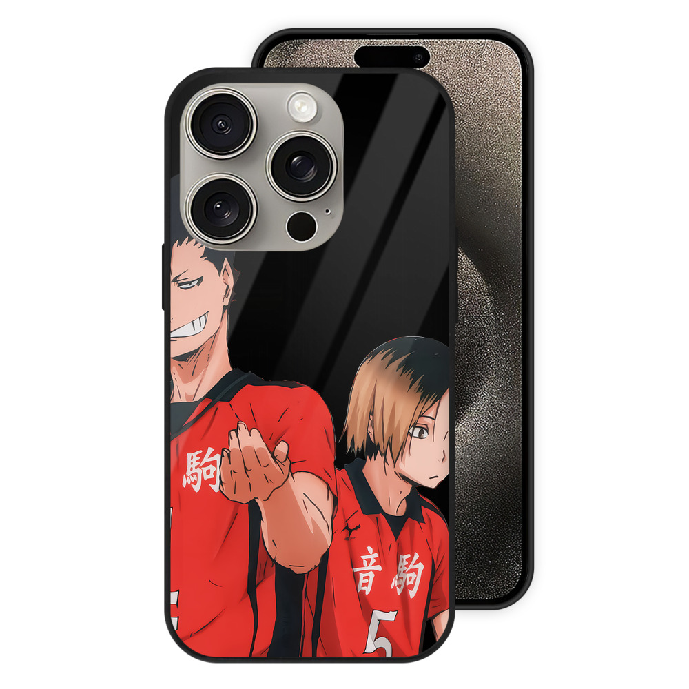 （画像用） ハイキュー!! Haikyu!! 【iPhone15Pro対応】スマホケース 耐衝撃＆黄変防止 背面ガラス