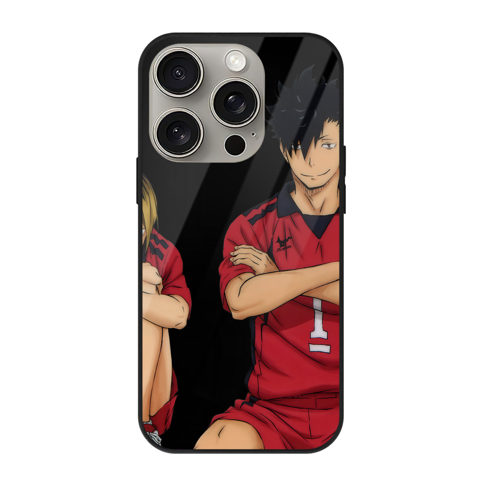 （画像用） ハイキュー!! Haikyu!! 【iPhone15Pro対応】スマホケース 耐衝撃＆黄変防止 背面ガラス
