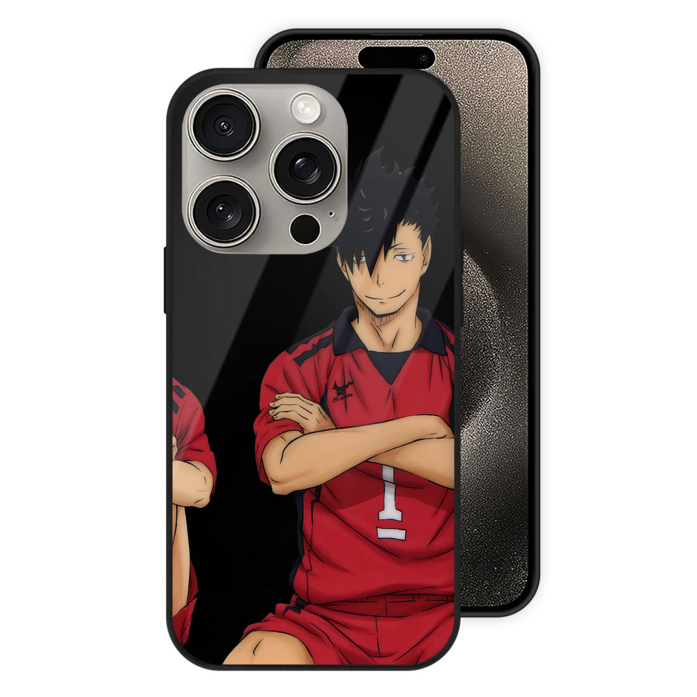 （画像用） ハイキュー!! Haikyu!! 【iPhone15Pro対応】スマホケース 耐衝撃＆黄変防止 背面ガラス