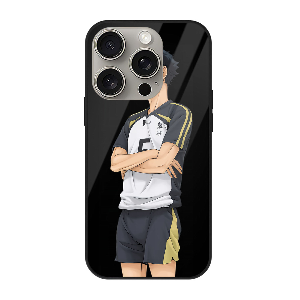 （画像用） ハイキュー!! Haikyu!! 【iPhone15Pro対応】スマホケース 耐衝撃＆黄変防止 背面ガラス