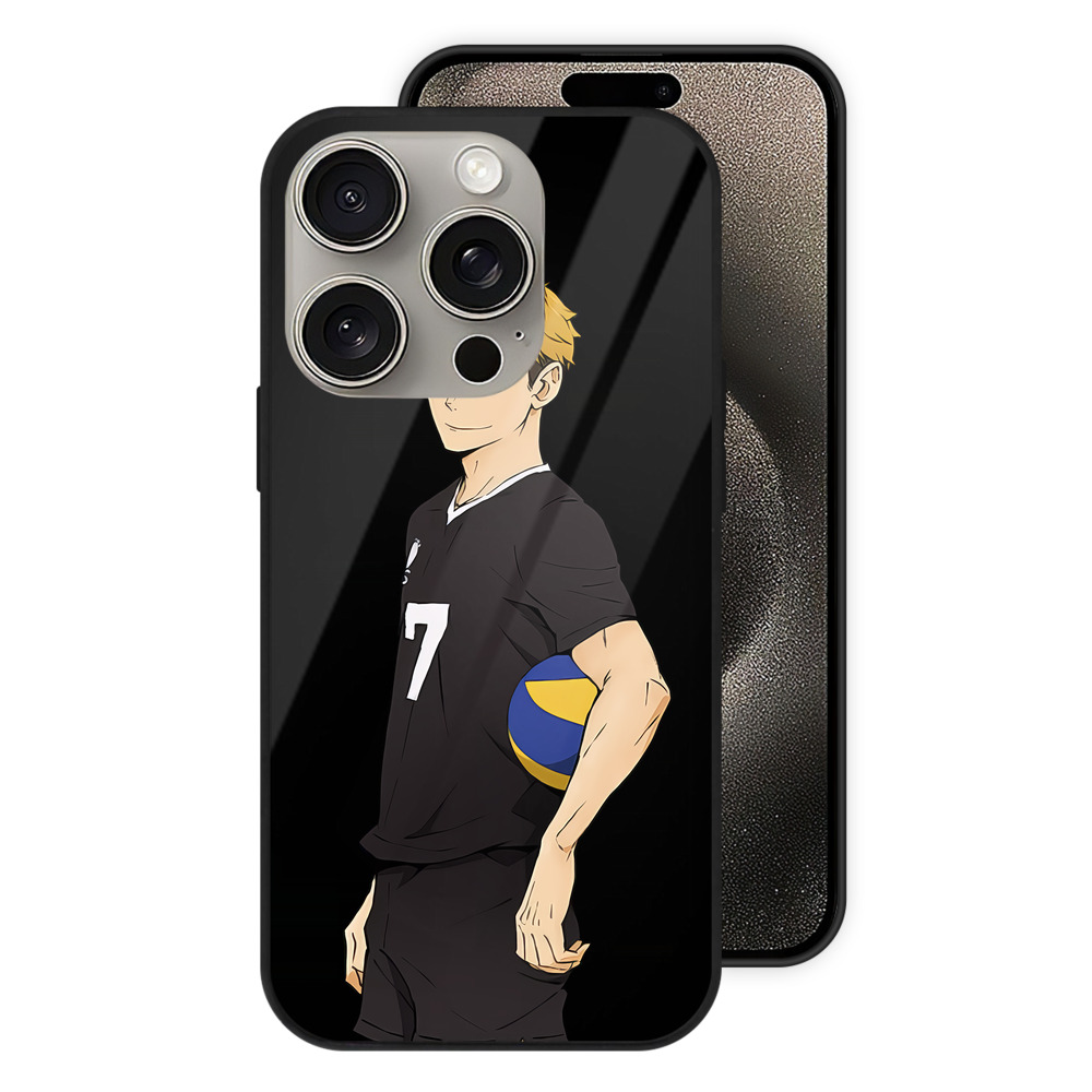 （画像用） ハイキュー!! Haikyu!! 【iPhone15Pro対応】スマホケース 耐衝撃＆黄変防止 背面ガラス