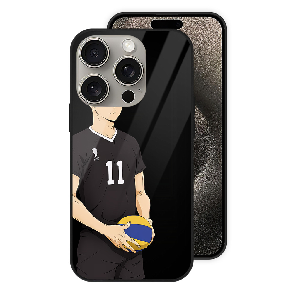 （画像用） ハイキュー!! Haikyu!! 【iPhone15Pro対応】スマホケース 耐衝撃＆黄変防止 背面ガラス