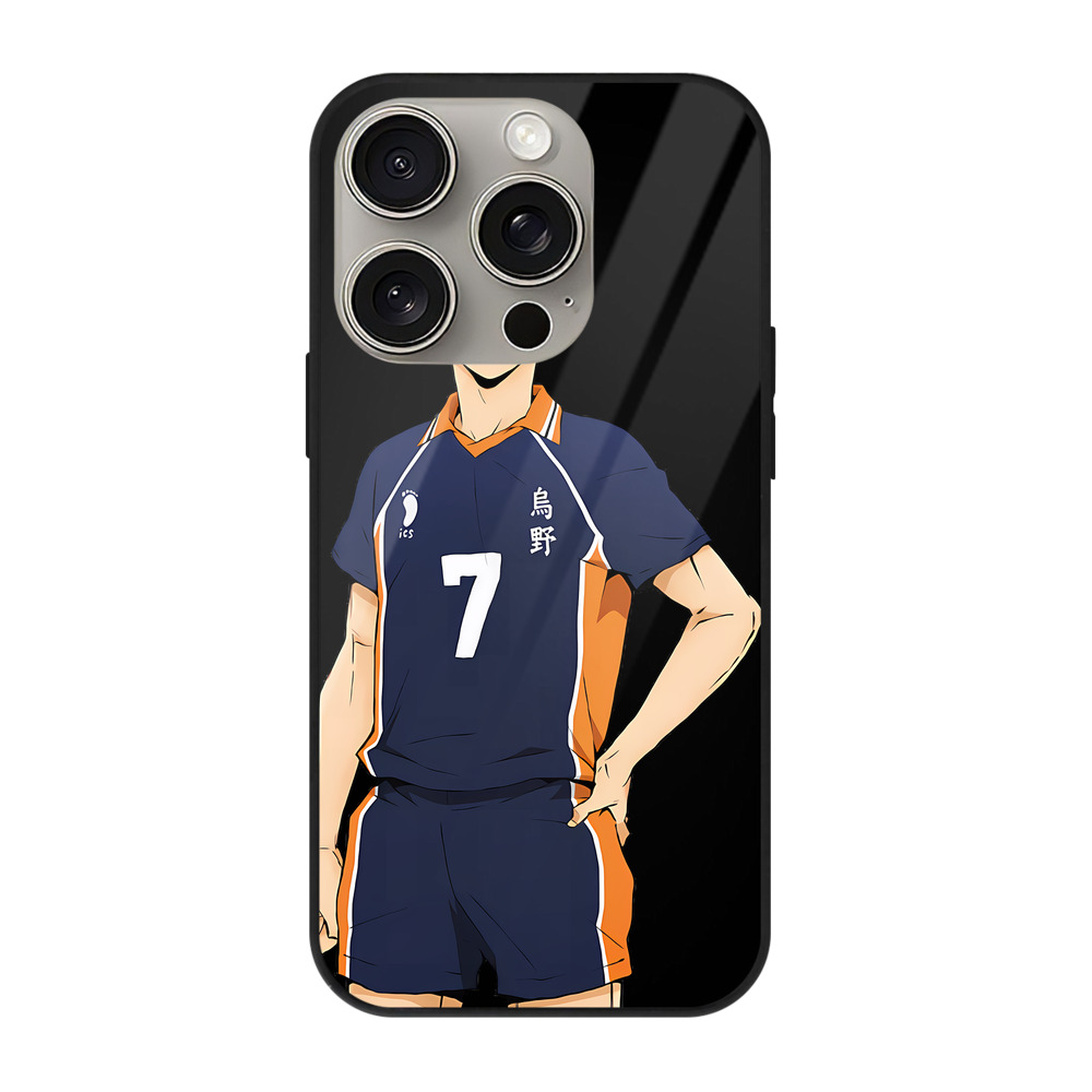 （画像用） ハイキュー!! Haikyu!! 【iPhone15Pro対応】スマホケース 耐衝撃＆黄変防止 背面ガラス