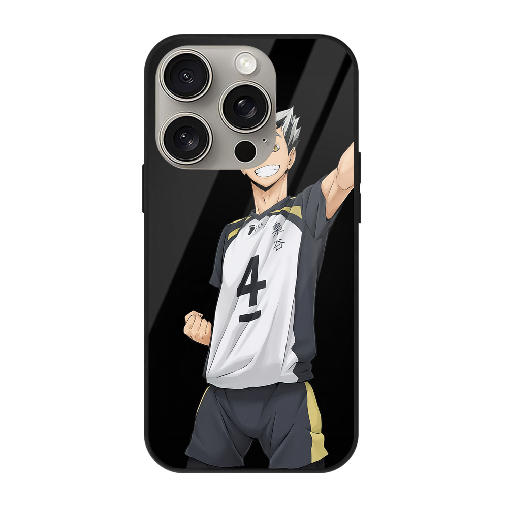 （画像用） ハイキュー!! Haikyu!! 【iPhone15Pro対応】スマホケース 耐衝撃＆黄変防止 背面ガラス