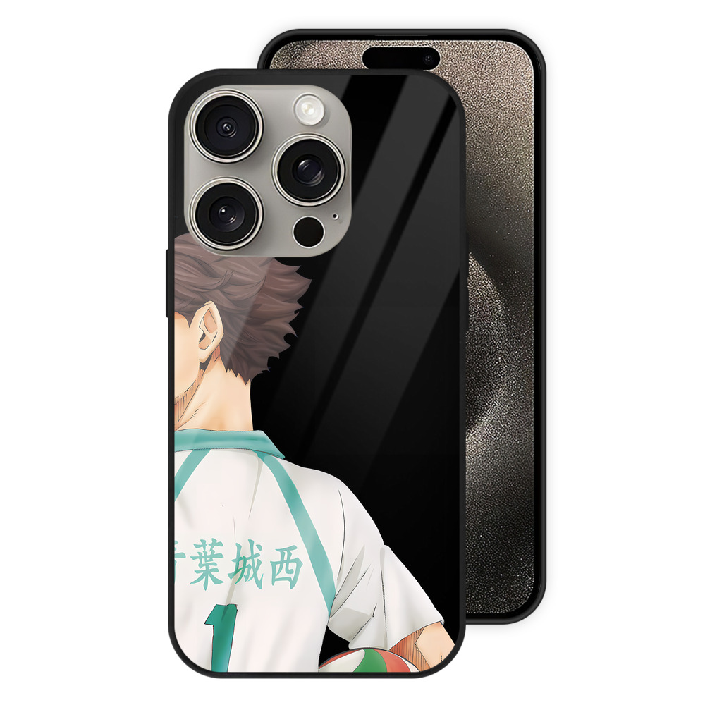 （画像用） ハイキュー!! Haikyu!! 【iPhone15Pro対応】スマホケース 耐衝撃＆黄変防止 背面ガラス