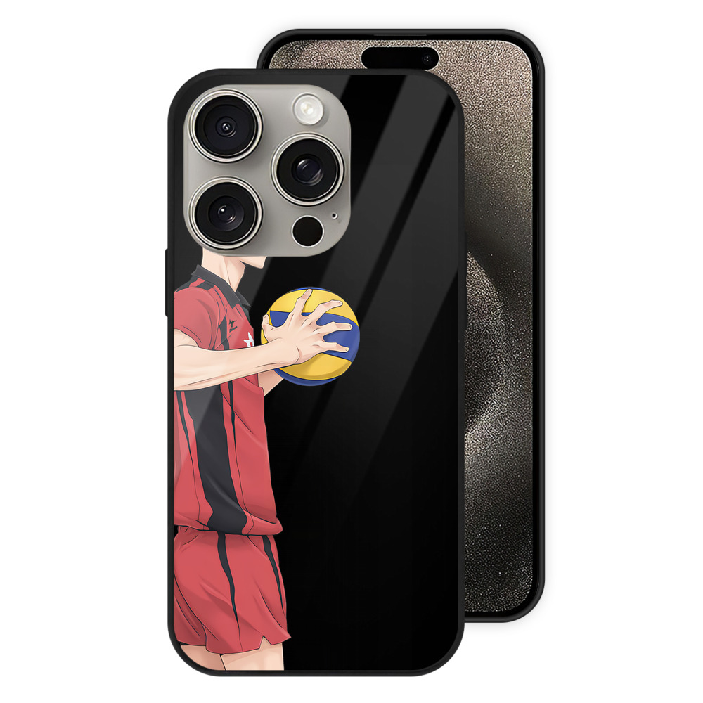 （画像用） ハイキュー!! Haikyu!! 【iPhone15Pro対応】スマホケース 耐衝撃＆黄変防止 背面ガラス