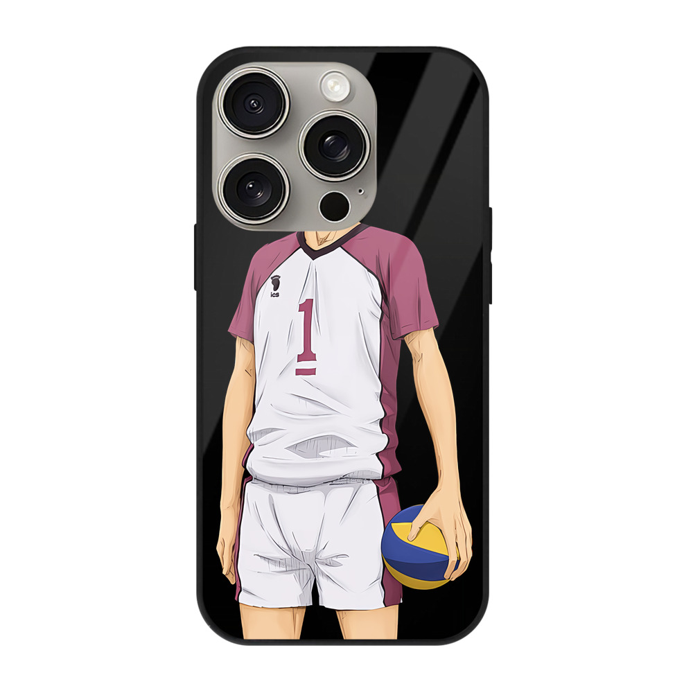（画像用） ハイキュー!! Haikyu!! 【iPhone15Pro対応】スマホケース 耐衝撃＆黄変防止 背面ガラス