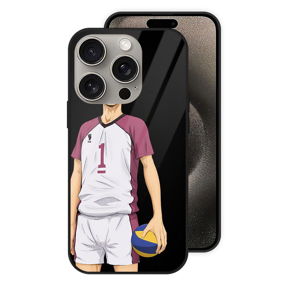 （画像用） ハイキュー!! Haikyu!! 【iPhone15Pro対応】スマホケース 耐衝撃＆黄変防止 背面ガラス