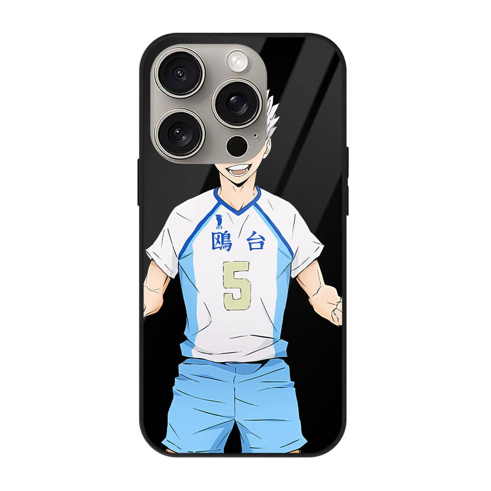 （画像用） ハイキュー!! Haikyu!! 【iPhone15Pro対応】スマホケース 耐衝撃＆黄変防止 背面ガラス