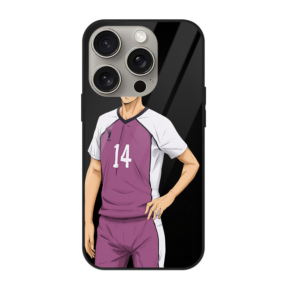 （画像用） ハイキュー!! Haikyu!! 【iPhone15Pro対応】スマホケース 耐衝撃＆黄変防止 背面ガラス