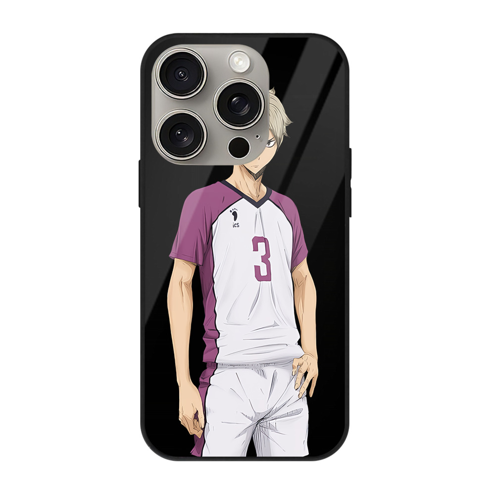 （画像用） ハイキュー!! Haikyu!! 【iPhone15Pro対応】スマホケース 耐衝撃＆黄変防止 背面ガラス