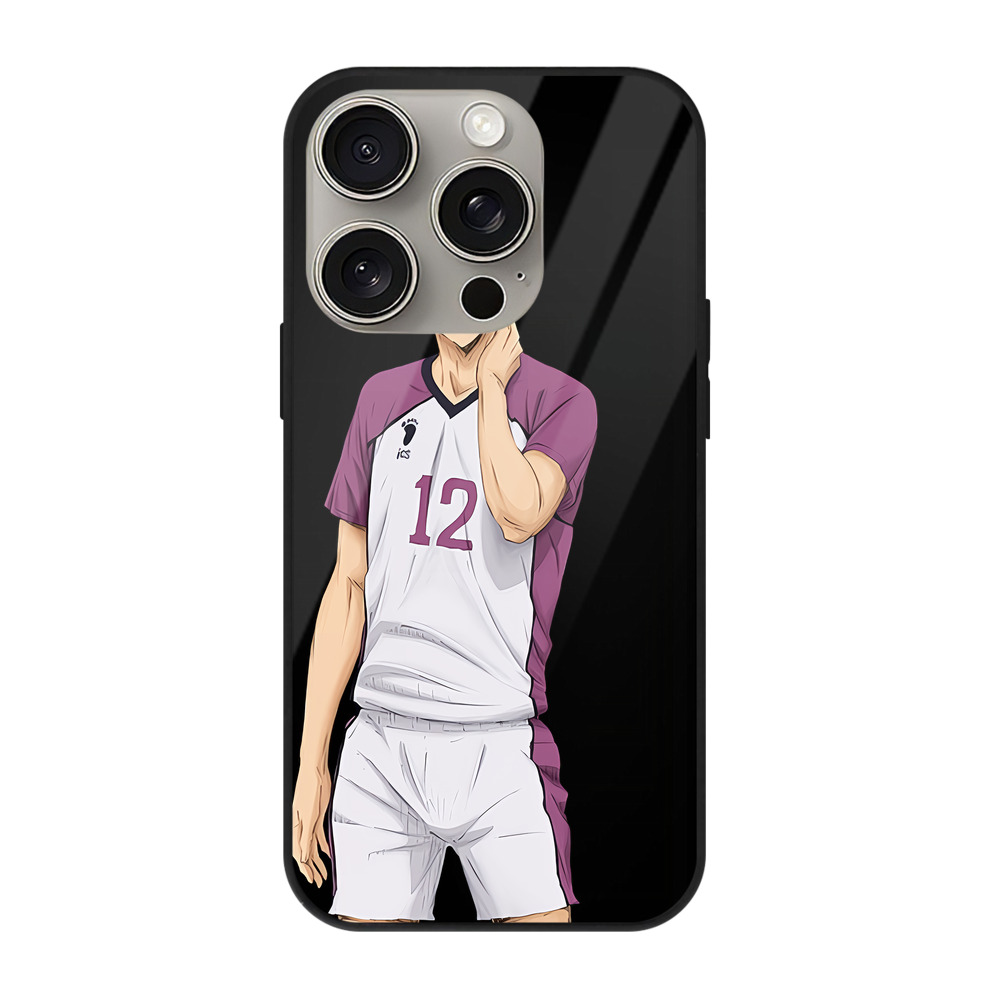 （画像用） ハイキュー!! Haikyu!! 【iPhone15Pro対応】スマホケース 耐衝撃＆黄変防止 背面ガラス