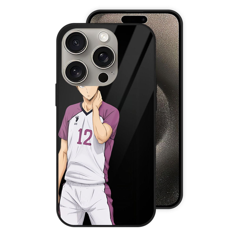 （画像用） ハイキュー!! Haikyu!! 【iPhone15Pro対応】スマホケース 耐衝撃＆黄変防止 背面ガラス