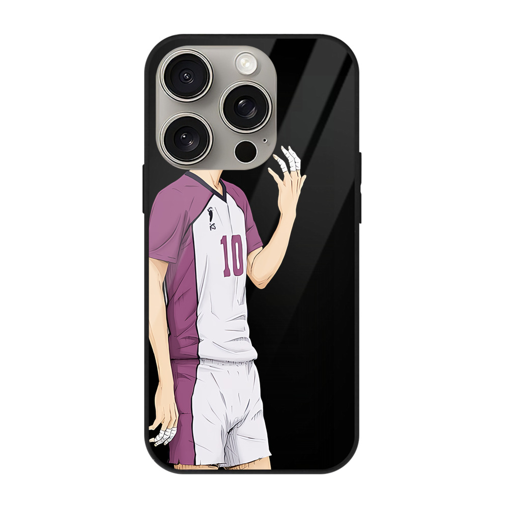 （画像用） ハイキュー!! Haikyu!! 【iPhone15Pro対応】スマホケース 耐衝撃＆黄変防止 背面ガラス