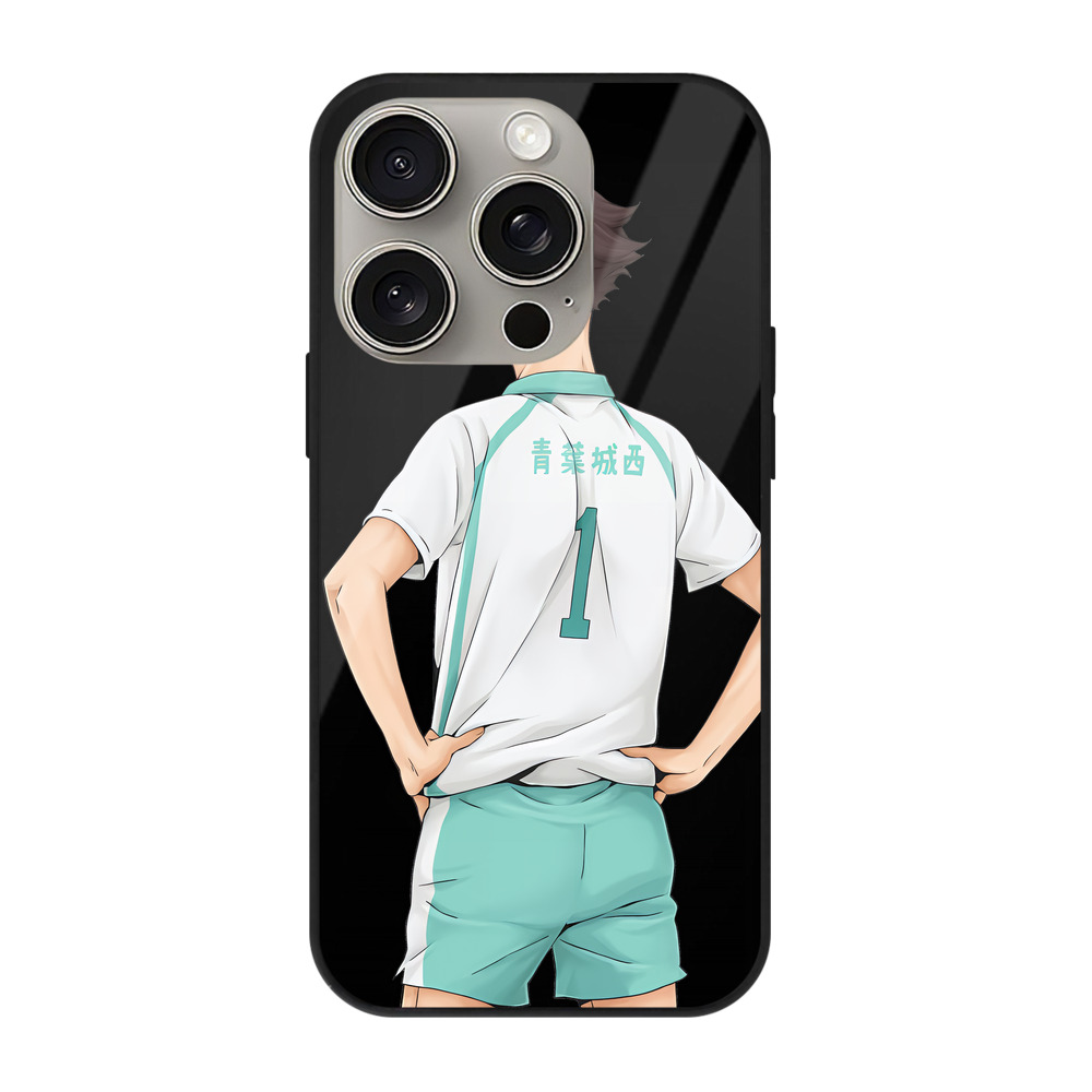 （画像用） ハイキュー!! Haikyu!! 【iPhone15Pro対応】スマホケース 耐衝撃＆黄変防止 背面ガラス