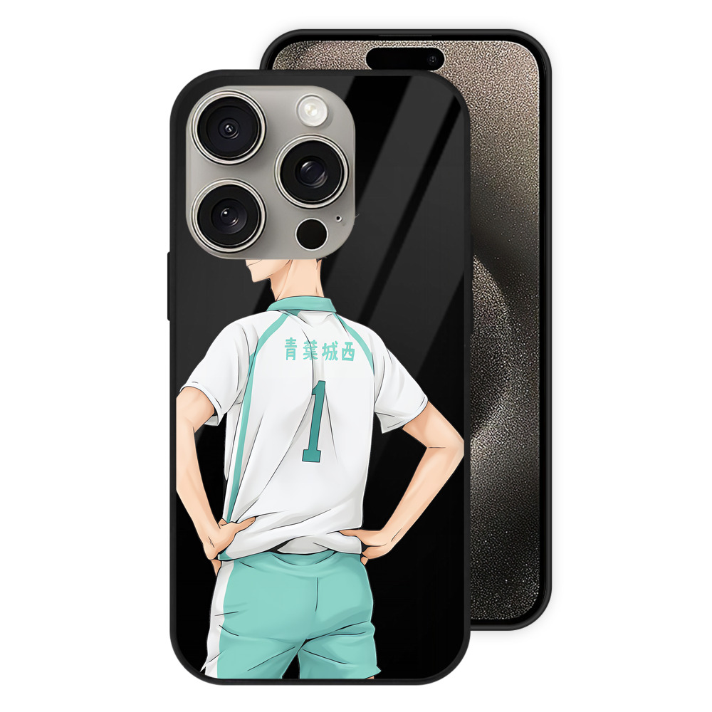 （画像用） ハイキュー!! Haikyu!! 【iPhone15Pro対応】スマホケース 耐衝撃＆黄変防止 背面ガラス