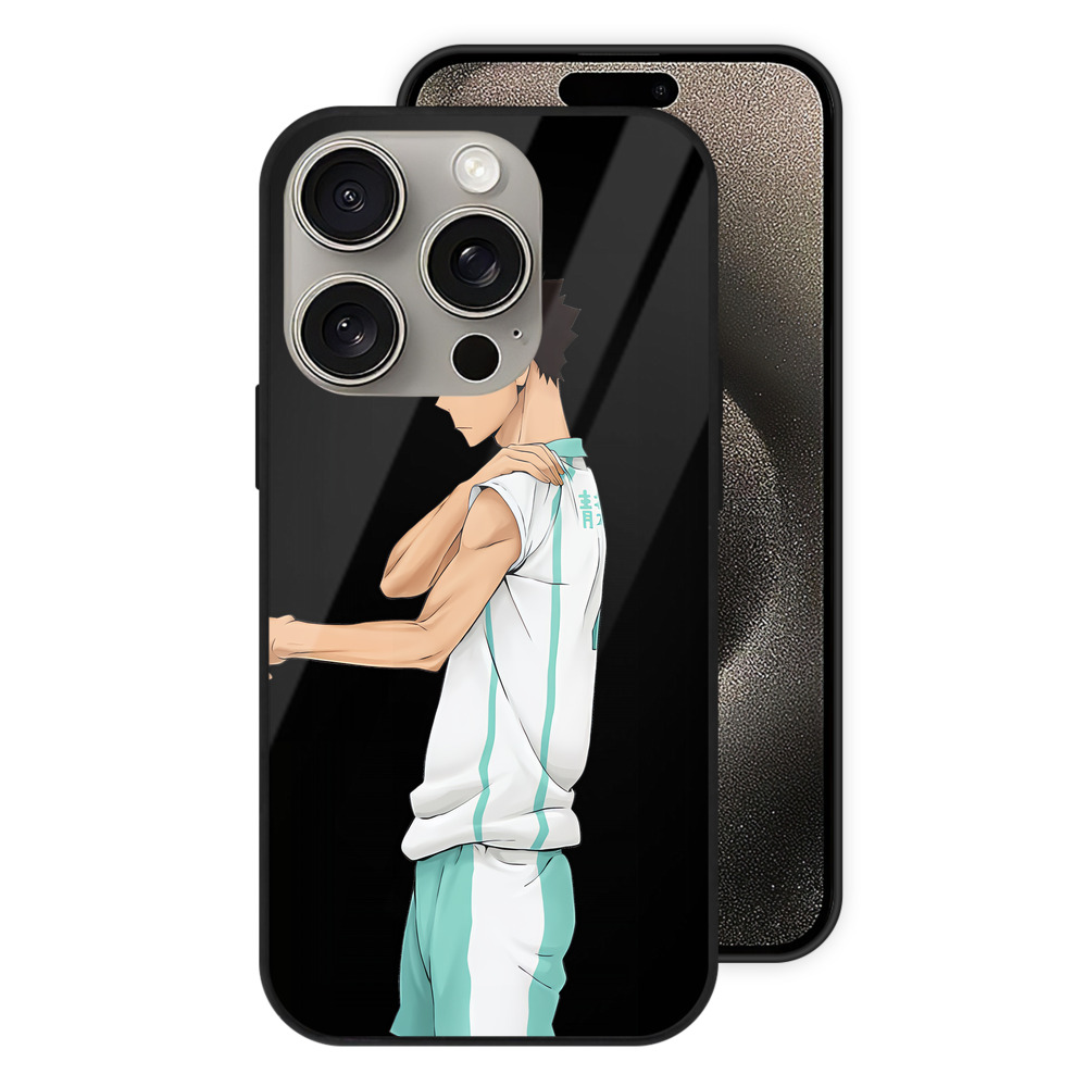 （画像用） ハイキュー!! Haikyu!! 【iPhone15Pro対応】スマホケース 耐衝撃＆黄変防止 背面ガラス