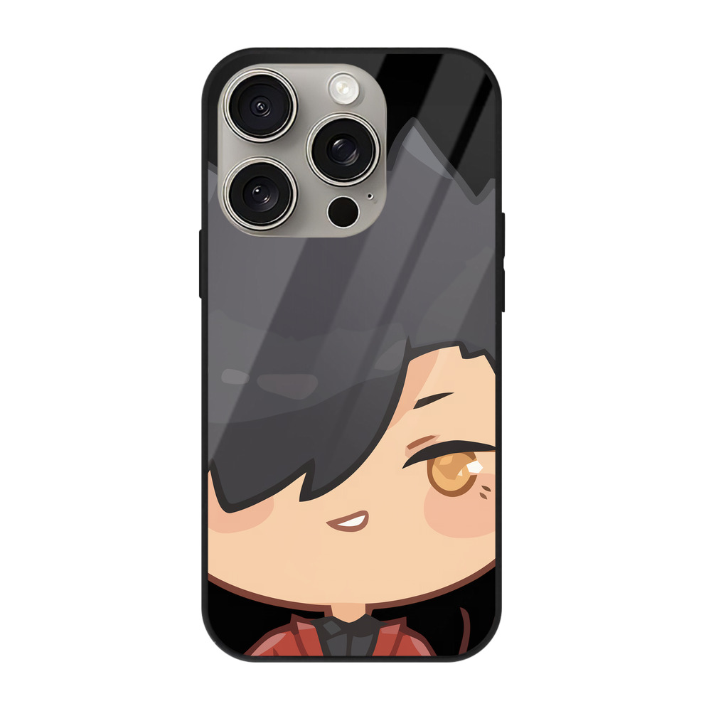 （画像用） ハイキュー!! Haikyu!! 【iPhone15Pro対応】スマホケース 耐衝撃＆黄変防止 背面ガラス