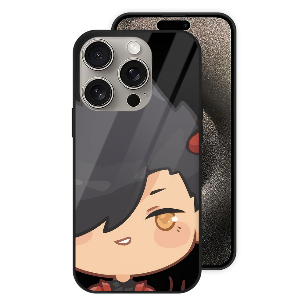 （画像用） ハイキュー!! Haikyu!! 【iPhone15Pro対応】スマホケース 耐衝撃＆黄変防止 背面ガラス