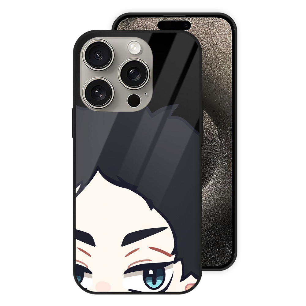 （画像用） ハイキュー!! Haikyu!! 【iPhone15Pro対応】スマホケース 耐衝撃＆黄変防止 背面ガラス