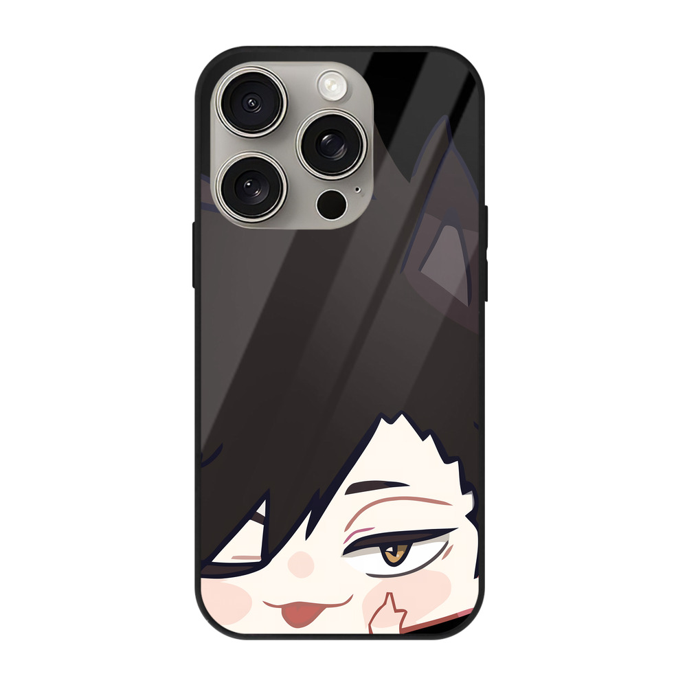 （画像用） ハイキュー!! Haikyu!! 【iPhone15Pro対応】スマホケース 耐衝撃＆黄変防止 背面ガラス