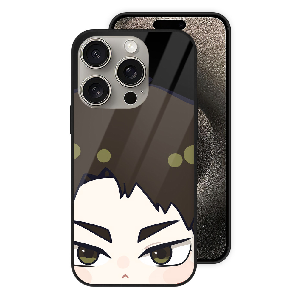 （画像用） ハイキュー!! Haikyu!! 【iPhone15Pro対応】スマホケース 耐衝撃＆黄変防止 背面ガラス