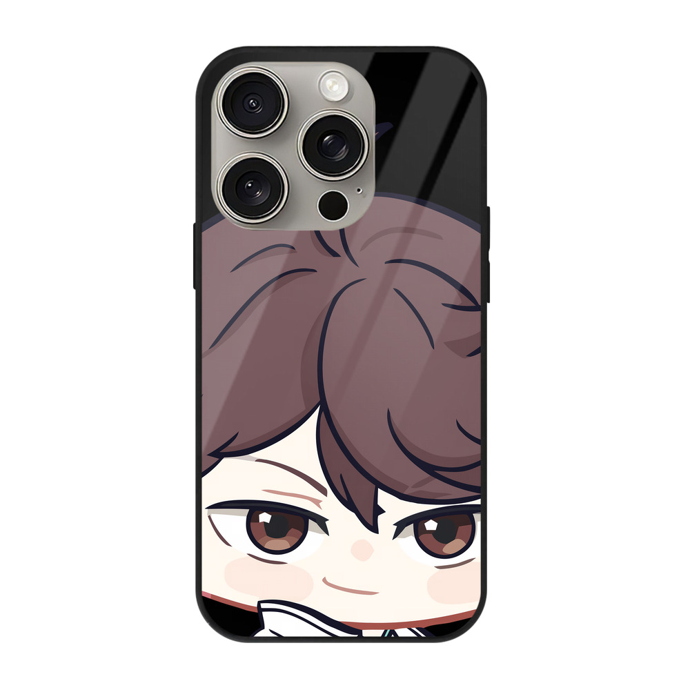 （画像用） ハイキュー!! Haikyu!! 【iPhone15Pro対応】スマホケース 耐衝撃＆黄変防止 背面ガラス