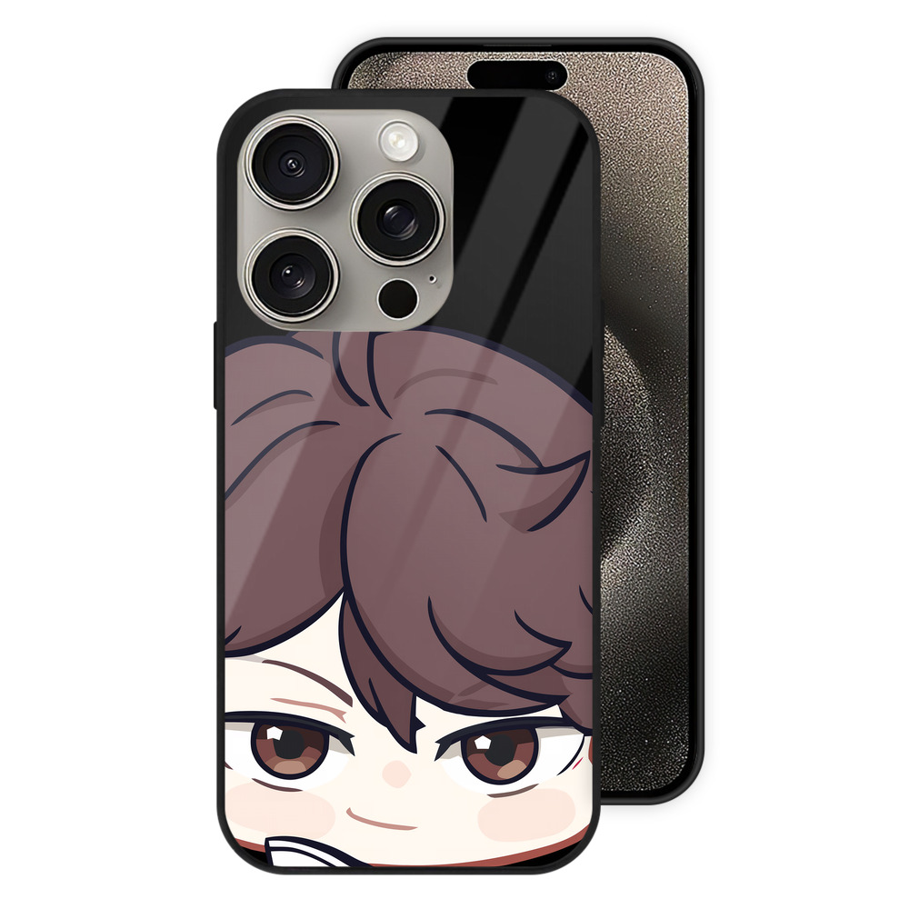 （画像用） ハイキュー!! Haikyu!! 【iPhone15Pro対応】スマホケース 耐衝撃＆黄変防止 背面ガラス