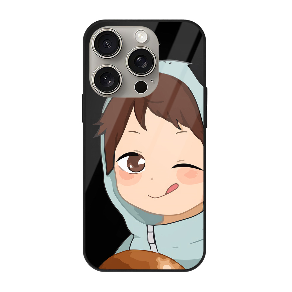 （画像用） ハイキュー!! Haikyu!! 【iPhone15Pro対応】スマホケース 耐衝撃＆黄変防止 背面ガラス