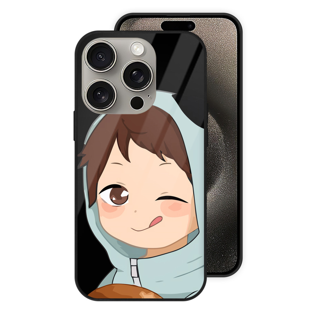 （画像用） ハイキュー!! Haikyu!! 【iPhone15Pro対応】スマホケース 耐衝撃＆黄変防止 背面ガラス
