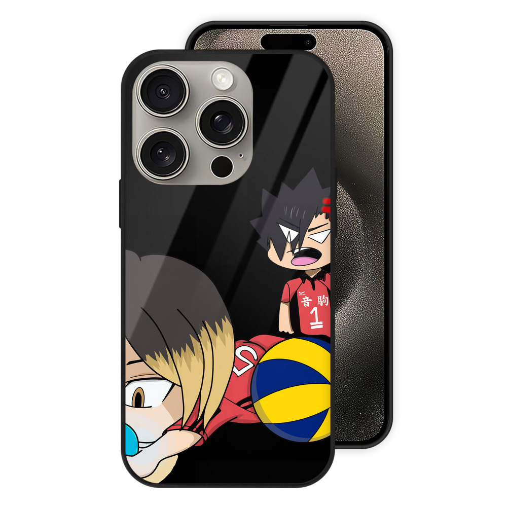 （画像用） ハイキュー!! Haikyu!! 【iPhone15Pro対応】スマホケース 耐衝撃＆黄変防止 背面ガラス