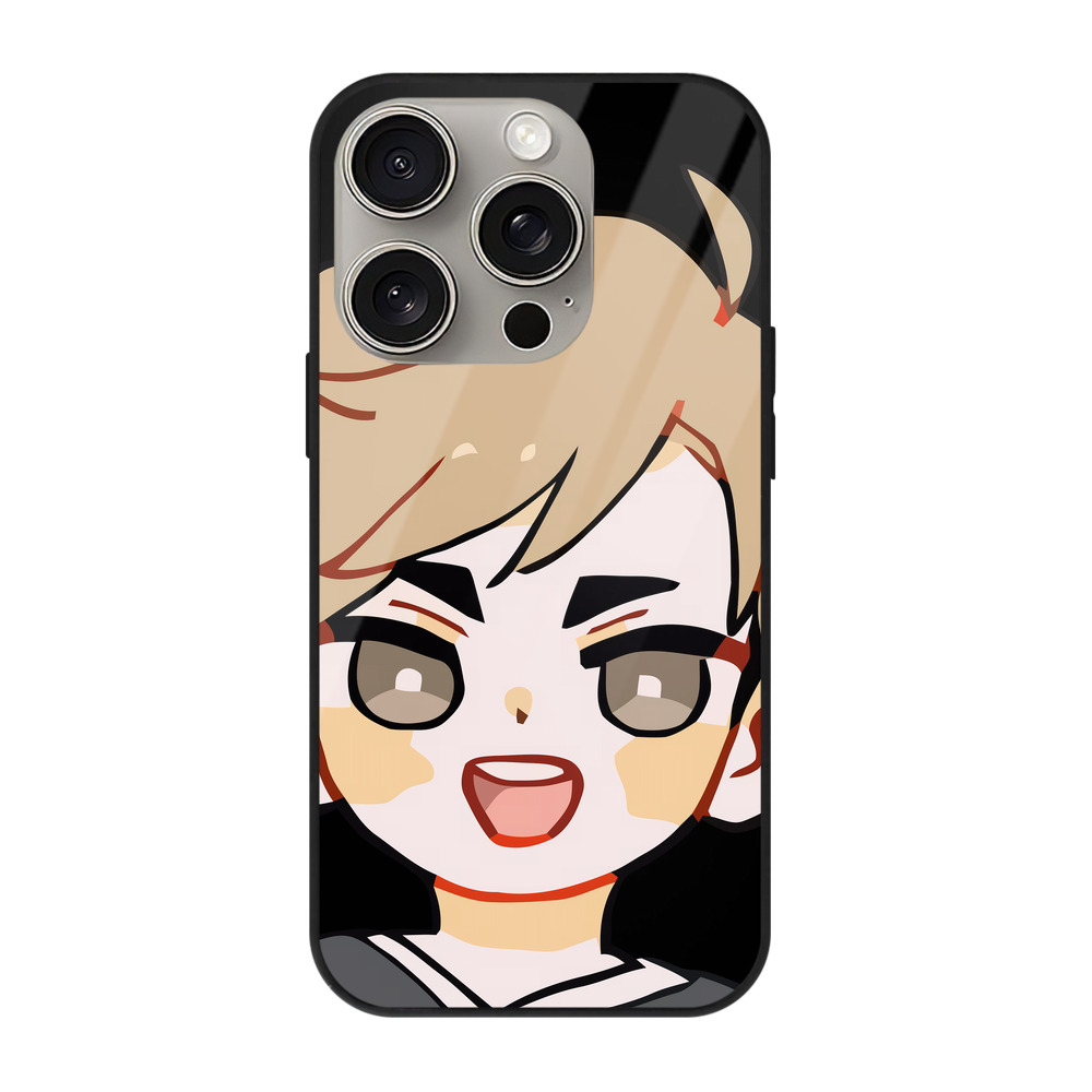 （画像用） ハイキュー!! Haikyu!! 【iPhone15Pro対応】スマホケース 耐衝撃＆黄変防止 背面ガラス