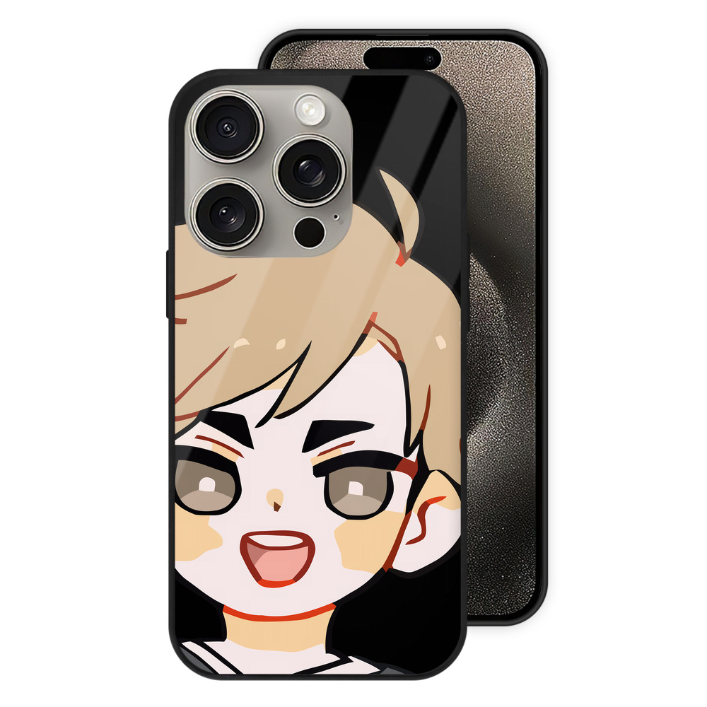 （画像用） ハイキュー!! Haikyu!! 【iPhone15Pro対応】スマホケース 耐衝撃＆黄変防止 背面ガラス