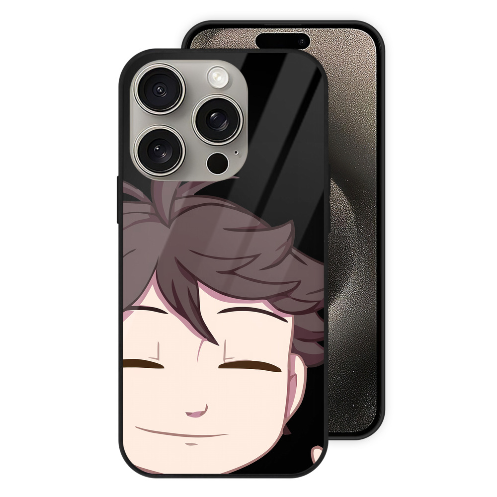 （画像用） ハイキュー!! Haikyu!! 【iPhone15Pro対応】スマホケース 耐衝撃＆黄変防止 背面ガラス