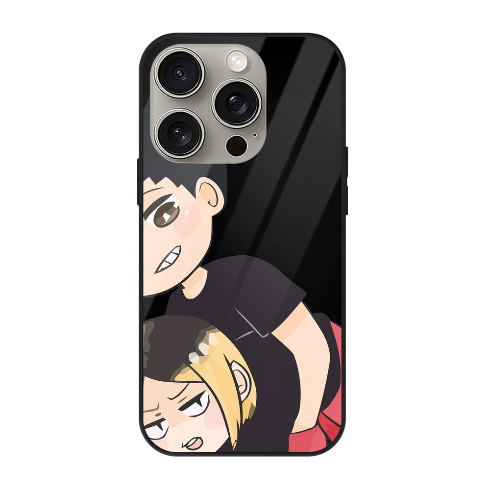 （画像用） ハイキュー!! Haikyu!! 【iPhone15Pro対応】スマホケース 耐衝撃＆黄変防止 背面ガラス