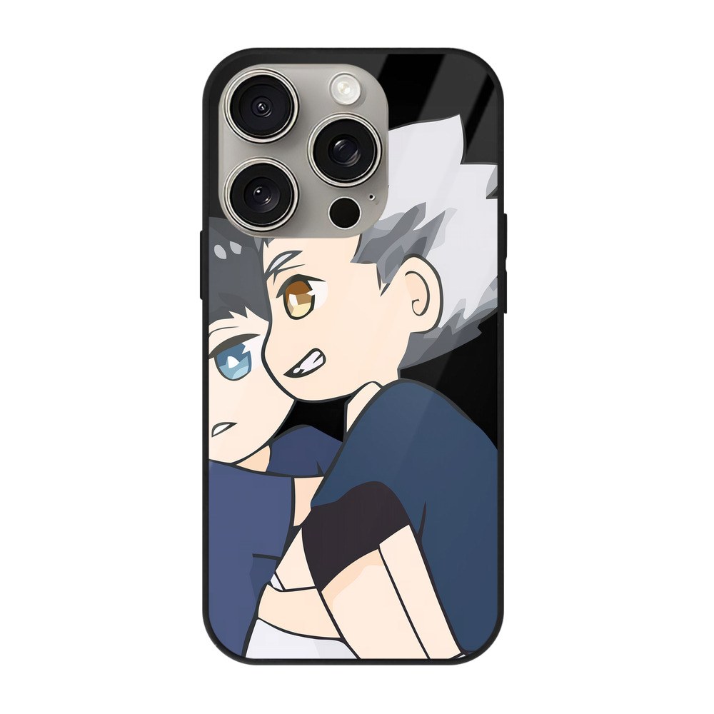 （画像用） ハイキュー!! Haikyu!! 【iPhone15Pro対応】スマホケース 耐衝撃＆黄変防止 背面ガラス