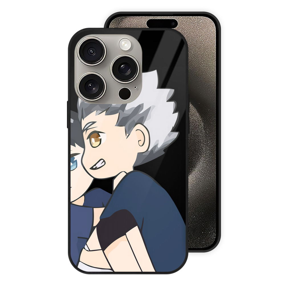 （画像用） ハイキュー!! Haikyu!! 【iPhone15Pro対応】スマホケース 耐衝撃＆黄変防止 背面ガラス