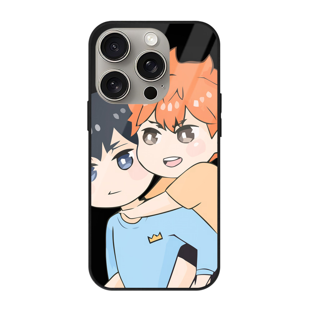 （画像用） ハイキュー!! Haikyu!! 【iPhone15Pro対応】スマホケース 耐衝撃＆黄変防止 背面ガラス