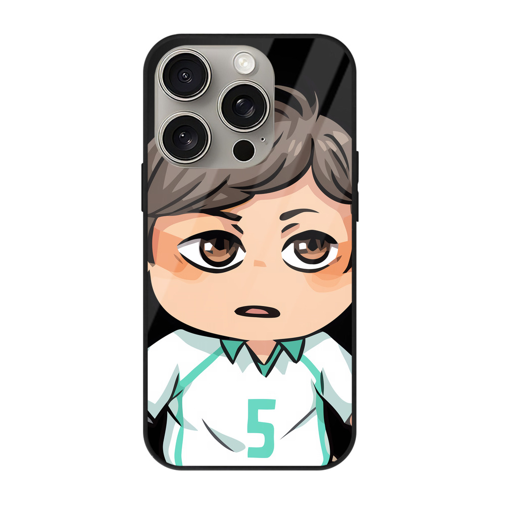 （画像用） ハイキュー!! Haikyu!! 【iPhone15Pro対応】スマホケース 耐衝撃＆黄変防止 背面ガラス