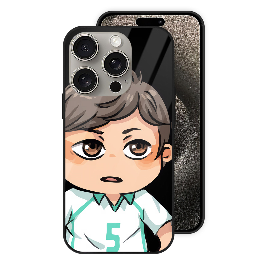 （画像用） ハイキュー!! Haikyu!! 【iPhone15Pro対応】スマホケース 耐衝撃＆黄変防止 背面ガラス